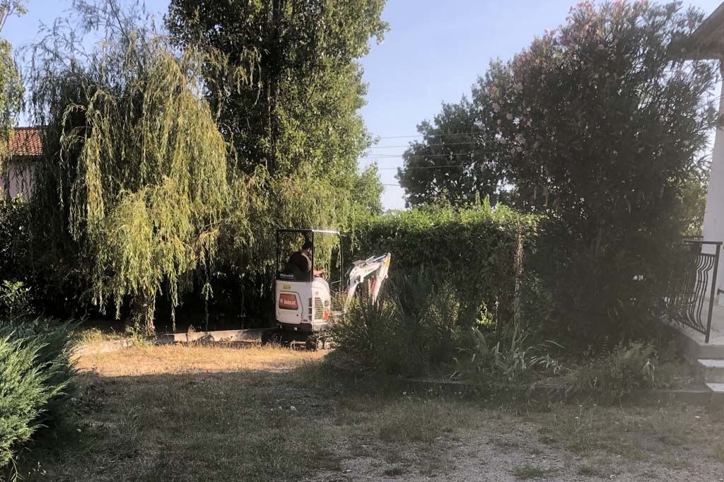 Paysagiste Ariège Toulouse Lèzat-sur-Lèze Projet de réfection des allées et parking