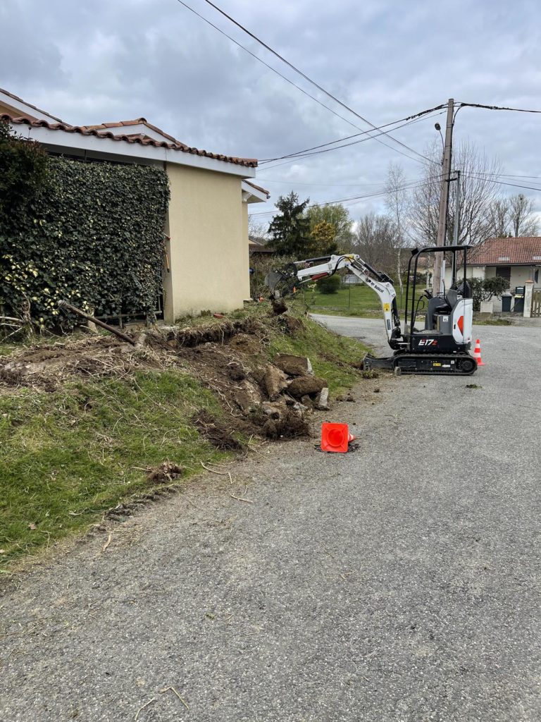 Rénovation de clôture jardin paysagiste Ariège Occitanie