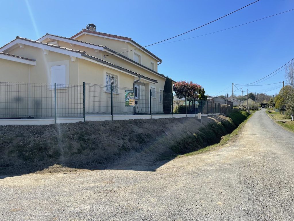 Rénovation de clôture jardin paysagiste Ariège Occitanie